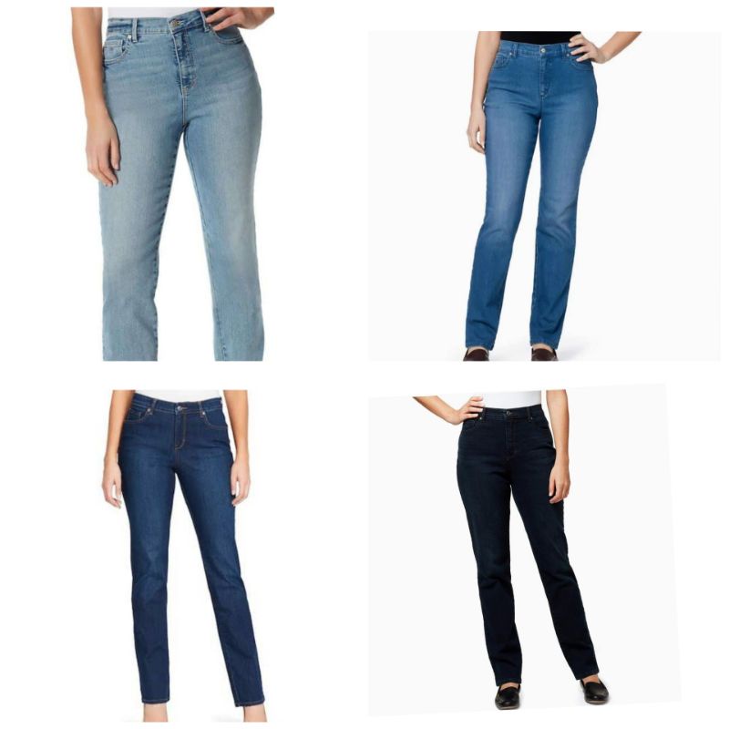 LOFT SIGNATURE slim straight fit jeans