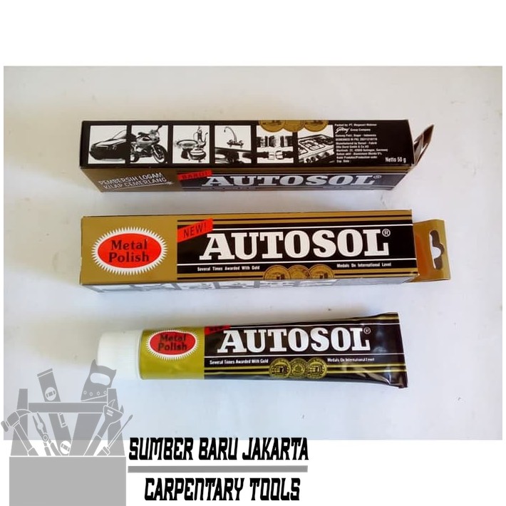 Jual Autosol Metal Polish 50 Gram Poles Metal Chrome Stainless (ASLI