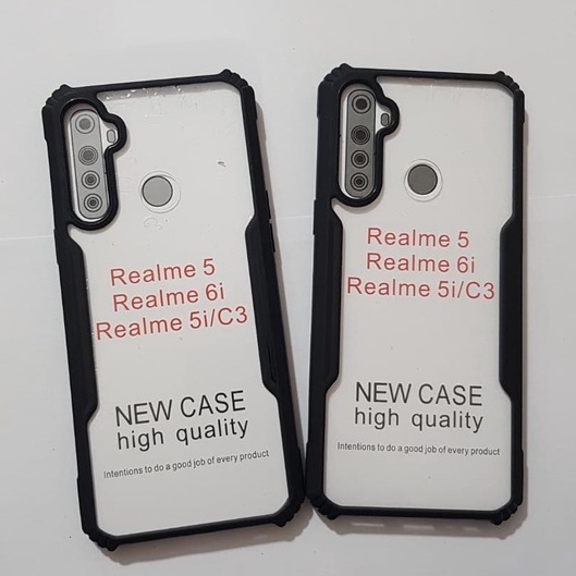 CASE FUSION ARMOR SHOCKPROOF REALME 5 REALME C3 SOFTCASE - FA