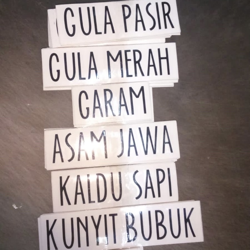 Sticker Cutting (PO min.order 12pcs)