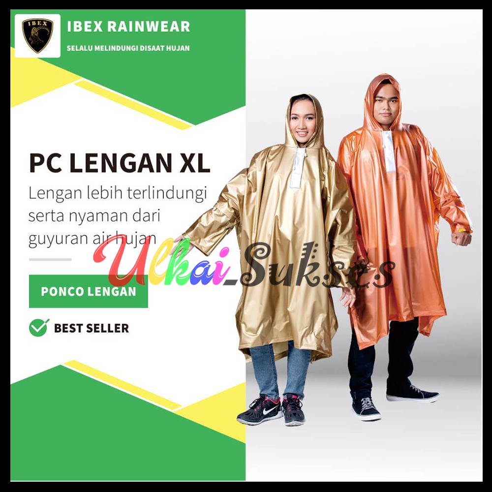 Jas Hujan Raincoat Setelan Ponco Lengan Polkadot l Plevia l Elmondo l IBEX Random 850 l 713 l 710 l 110 Poncho Lengan XL Dewasa l Pria l Wanita Anti Tembus Air Murah