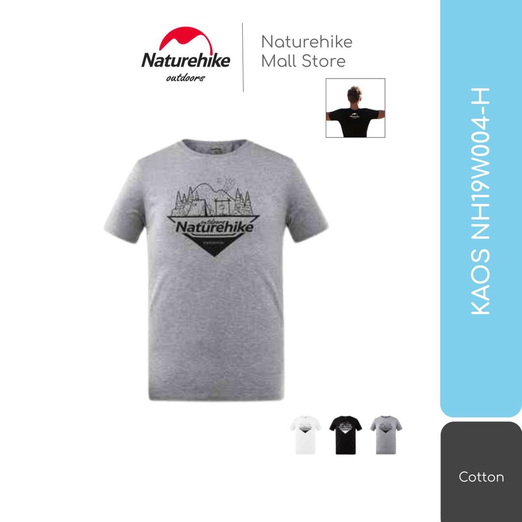 KAOS NATUREHIKE NH19W004-H BAJU T-SHIRT HIKING CAMPING OUTDOOR KATUN
