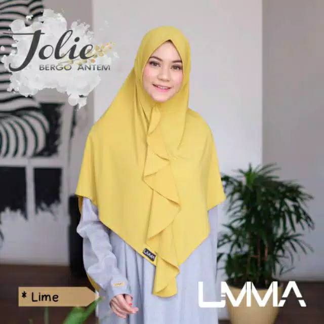 Khimar Jolie ORI umma warna putih
