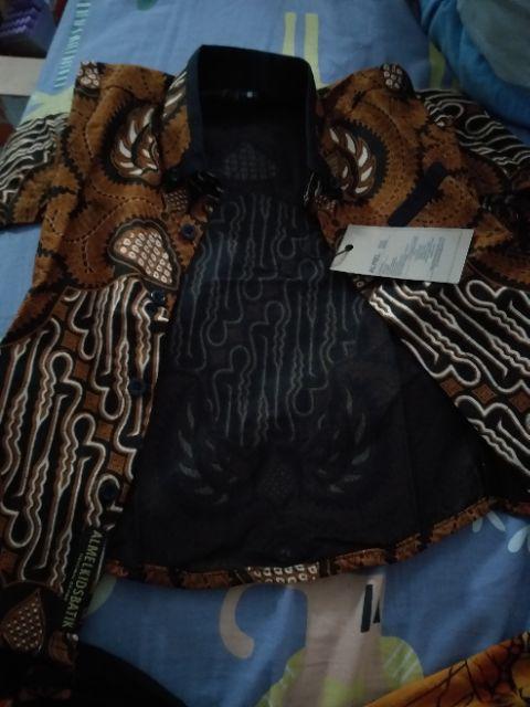 Kemeja Batik Anak Laki-laki Lengan Panjang Motif Parang Garudo,baju Batik Anak Exclusive,batik Anak
