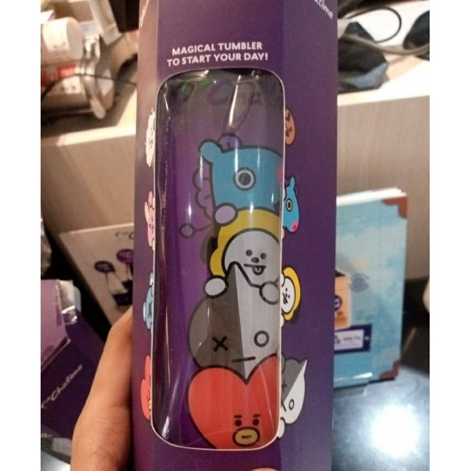 (Ready Stock) Tumblr BT21 x chatime BTS limited edition free agenda/tote bag minion