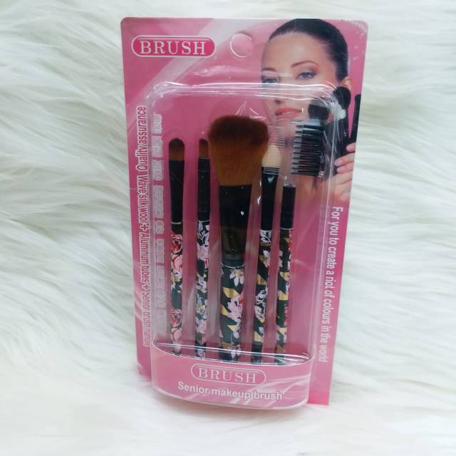KUAS BRUSH SET ISI 5 NEW BATIK