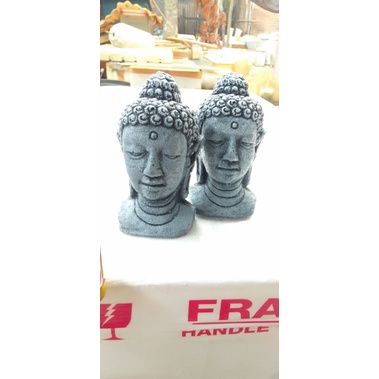 hiasan aquarium kepala budha.chana/ikan hias lainnya