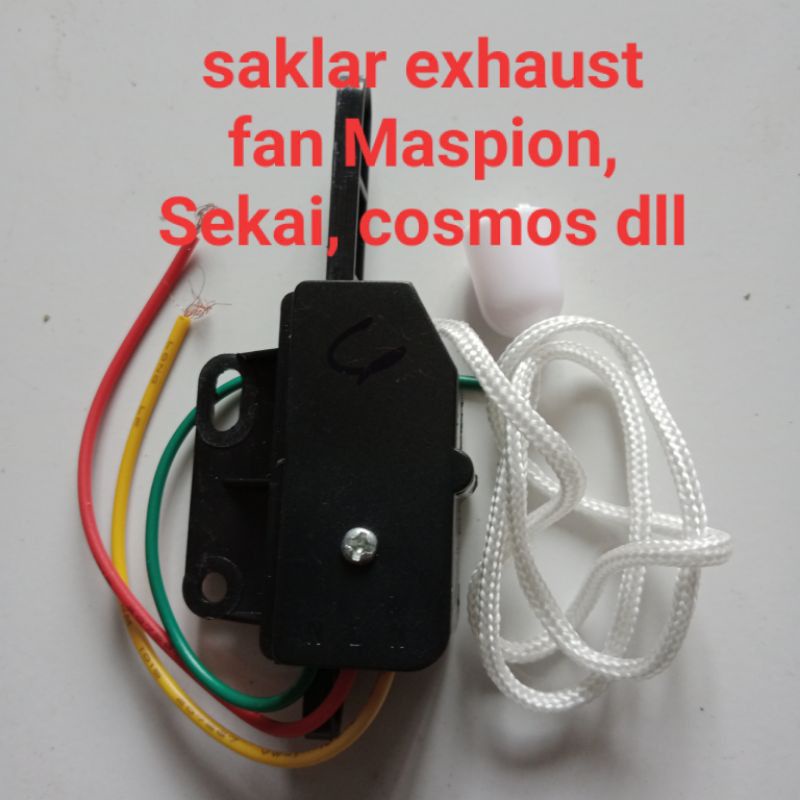 SWIT  , ON OF  , SAKLAR TARIKAN KIPAS HEXOS/ SWITCH EXHAUST FAN MASPION MIYAKO,  COSMOS  UNIVERSAL