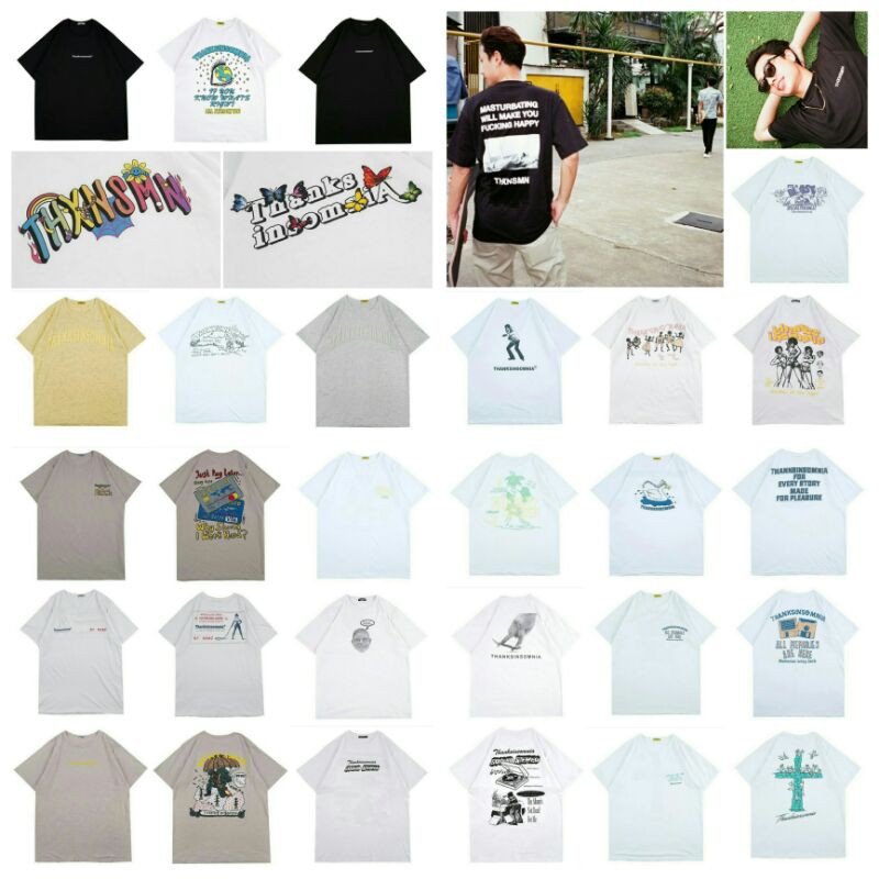 [PILIH ART] THANKINSOMNIA TSHIRT ORIGINAL store thankinsomnia cleaner stok