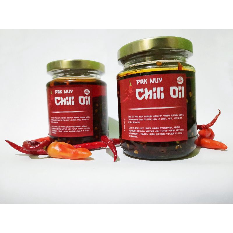 

Chili Oil Halal 250gram / Minyak cabai / Sambal Dimsum