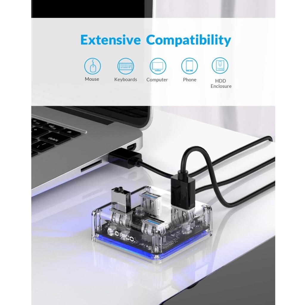 ORICO F4U-U3 4 Port USB3.0 Transparent HUB / Orico MH4U-U3-10 4 Port USB3.0 Transparent HUB