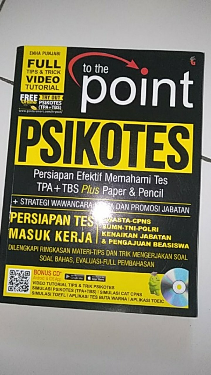 Buku Tes Psikotes To The Point Psikotes Persiapan Tes Masuk Kerja Shopee Indonesia