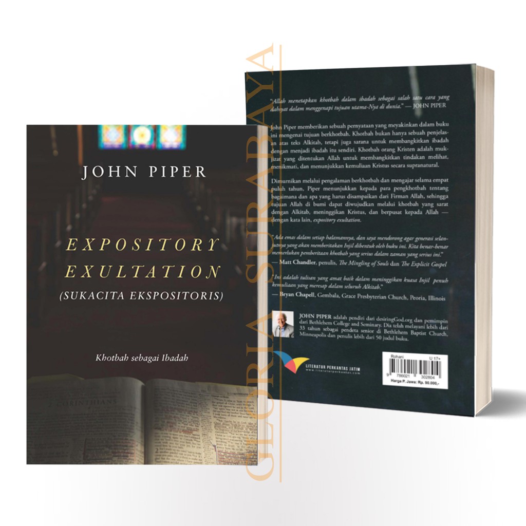 Buku Terlaris Expository Exultation (Sukacita Ekspositoris) - JOHN PIPER