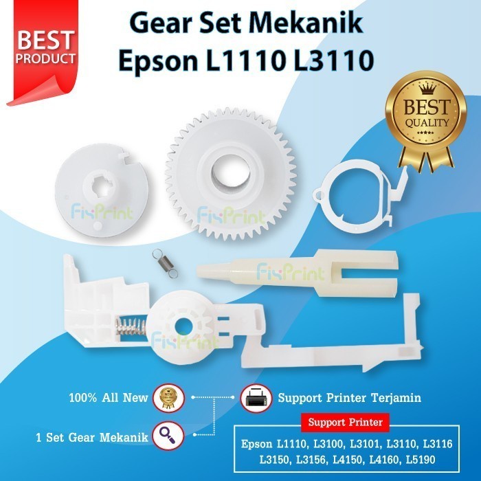 Gear Set Mekanik Printer Epson Gir L1110 L1210 L1250 L1256 L3100 L3101 L3110 L3210 L3116 L3150 L3156 L3250 L3256 L5190 L5290 L5296