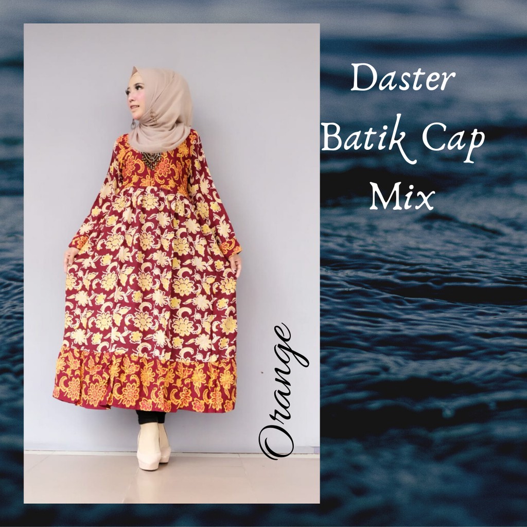 Daster Panjang Batik Lengan Panjang