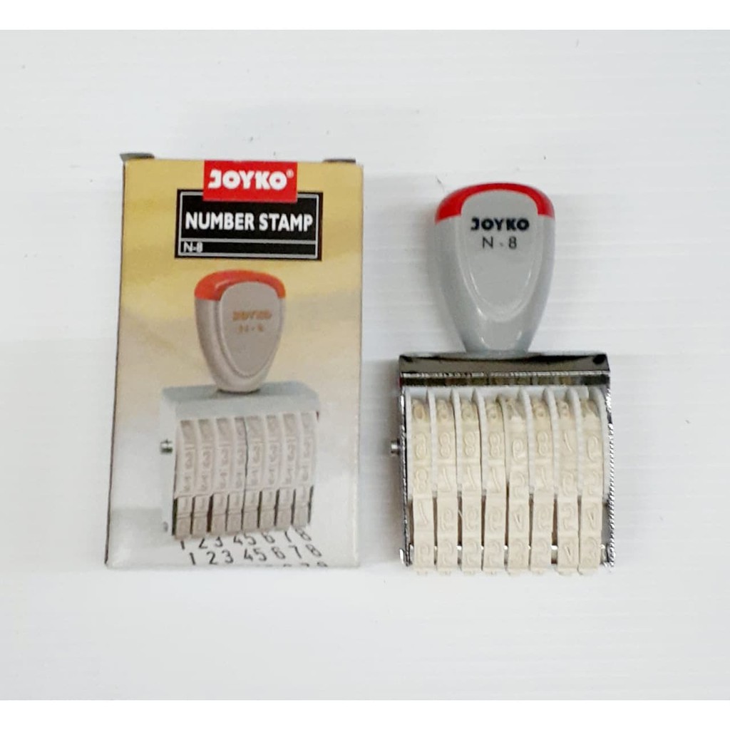 

STEMPEL NOMOR JOYKO N-8 | NUMERATOR STAMP | 8 DIGIT