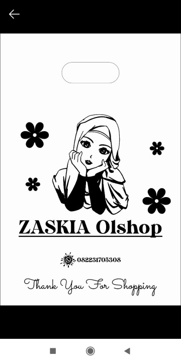 Plastik Packing Olshop Salon Satu Sisi Ukuran 25x35