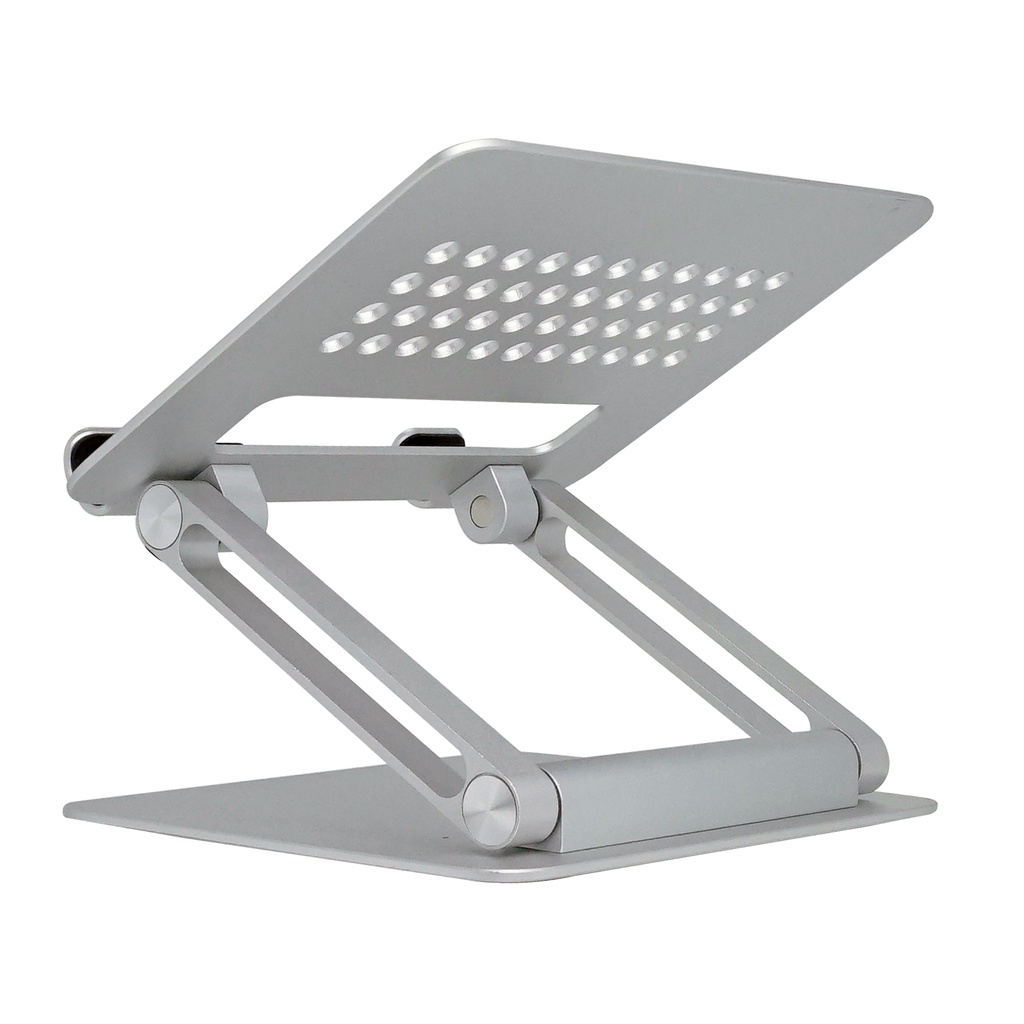 Laptop Stand Premium LS Portable Aluminium Adjustable Untuk Laptop/Notebook dudukan lipat