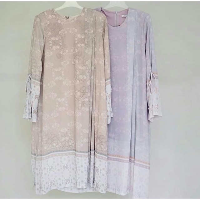 Medina Pleated Top Reject Sale Jovian x Ria Miranda NEW Brown M