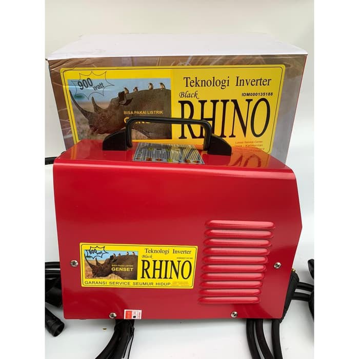 Rhino Mesin Las Travo las Inverter MMA 120A 900w watt Merah