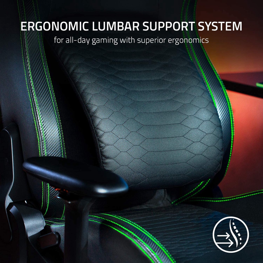 Razer Iskur Gaming Chair with Built-in Lumbar Support Kursi Gaming