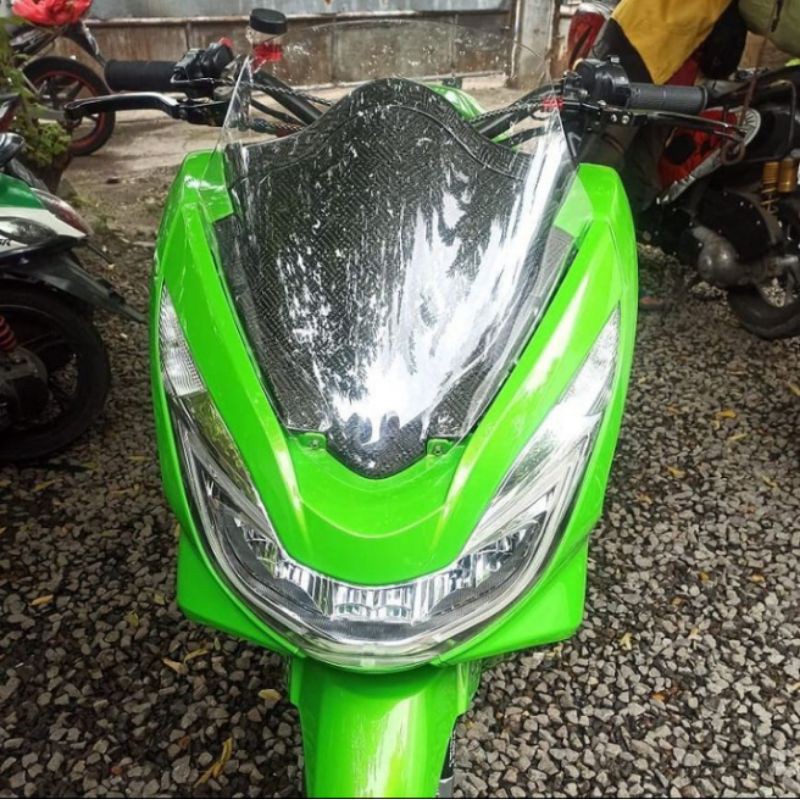 Windshield Honda Pcx Cbu Visor CBU PCX Winshield Honda PCX CBU 150 Flyscreen 3mm