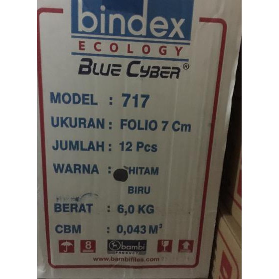 

Ordner Bindex 717 Folio 75Mm Atk Kode 820