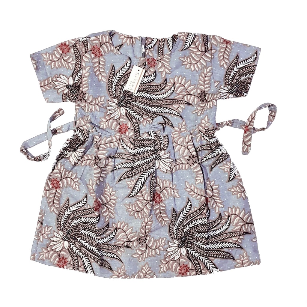 Batik Couple DAUN ABU SONNA Nivana Batik-Dress Anak