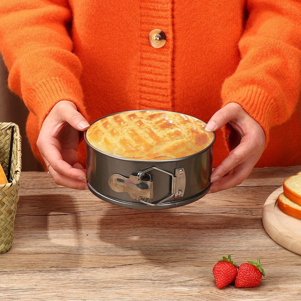 Solighter Cake Baking Pan Mudah Dibersihkan Loose Tray Dengan Gesper Non Stick