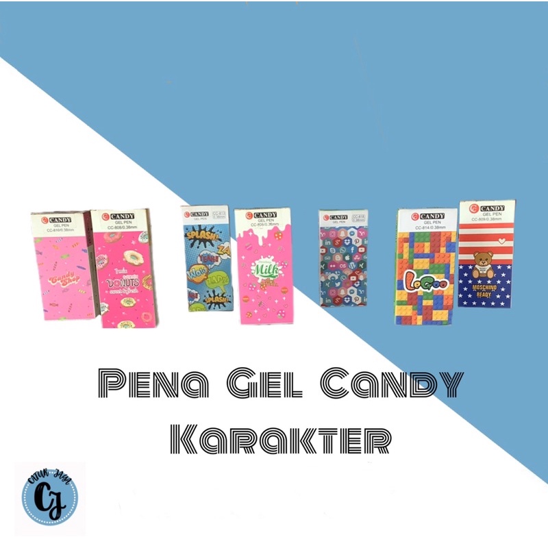 

PENA GEL CANDY KARAKTER