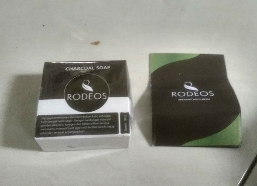 Rodeos Charcoal Soap Original Sabun Perawatan Free Gift
