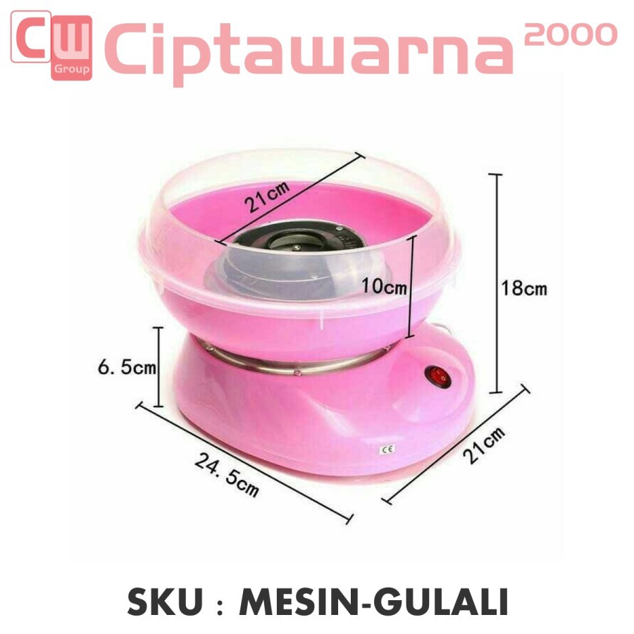 Mesin Alat Pembuat Gulali Kembang Gula Cotton Candy Machine