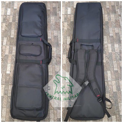 GunBag 120 cm Isi 2 Unit - Tempat Senjata - Hitam