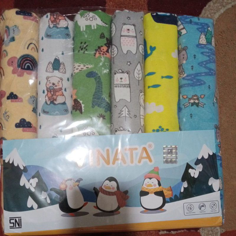 SATUAN!!!VINATA 1PC BEDONG BAYI BAHAN  FLANEL UKURAN JUMBO BAHAN LEMBUT NYAMAN DAN SNI