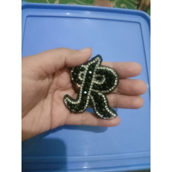 Bros Inisial Handmade Bros Huruf Handmade Bros Huruf Mutiara