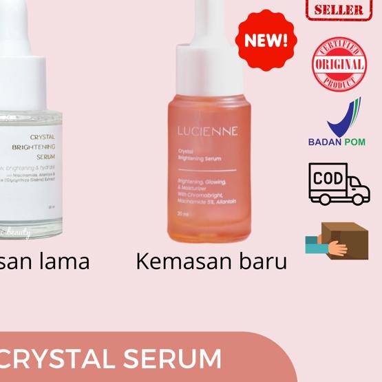 ☉ LUCIENNE CRYSTAL SERUM (20ML) SERUM BRIGHTENING ▲