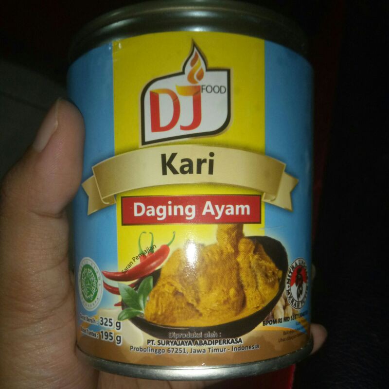 DJ Food Kari Daging Ayam 325g