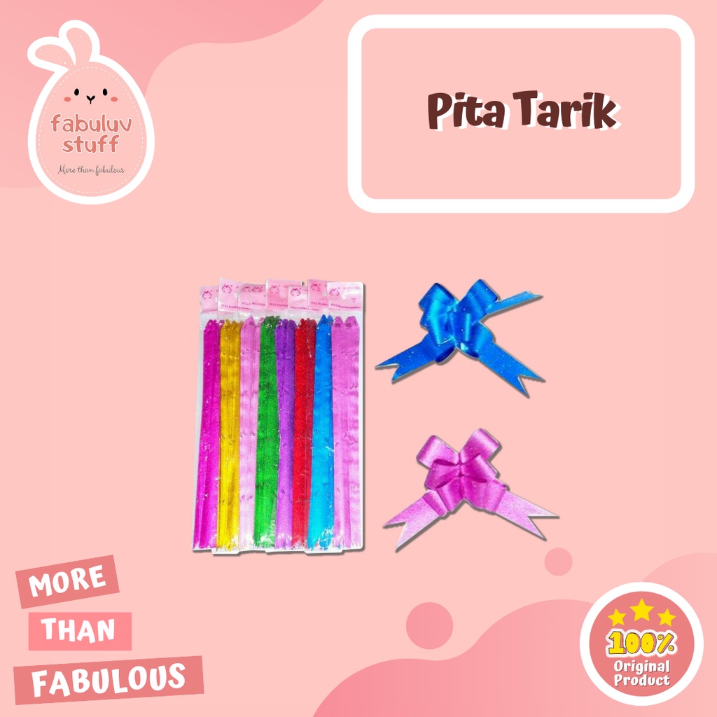 

ATK ~ Pita Tarik / Pita Serut Kado Parsel