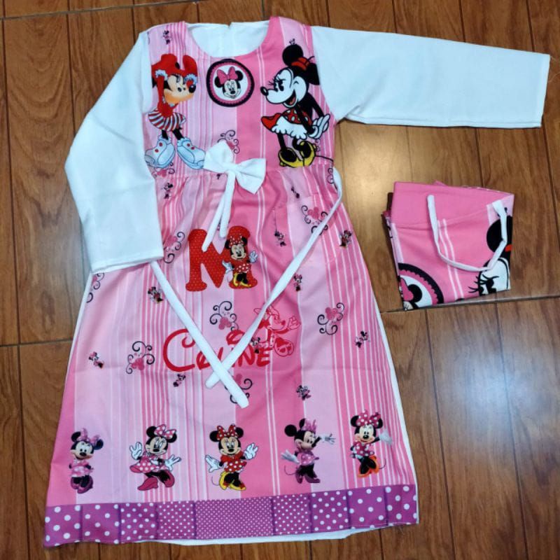 GAMIS ANAK GAMIS PRINTING SET GAMIS PRINTING ANAK