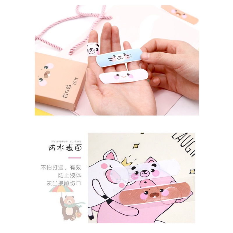 Plester Luka Anak Set (5pcs) Hansaplast Handsaplast Handsaplas Handiplast Karakter Anti Air Karton Cartoon Lucu Korea