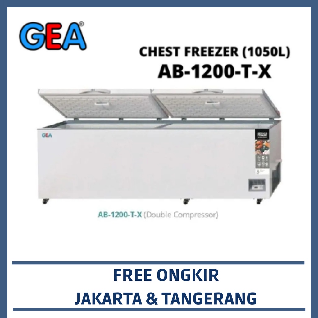 GEA AB-1200-T-X CHEST FREEZER GEA 1050 LITER