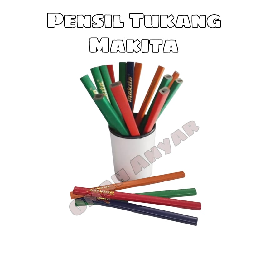 Pensil Kayu Tukang Bangunan Makita