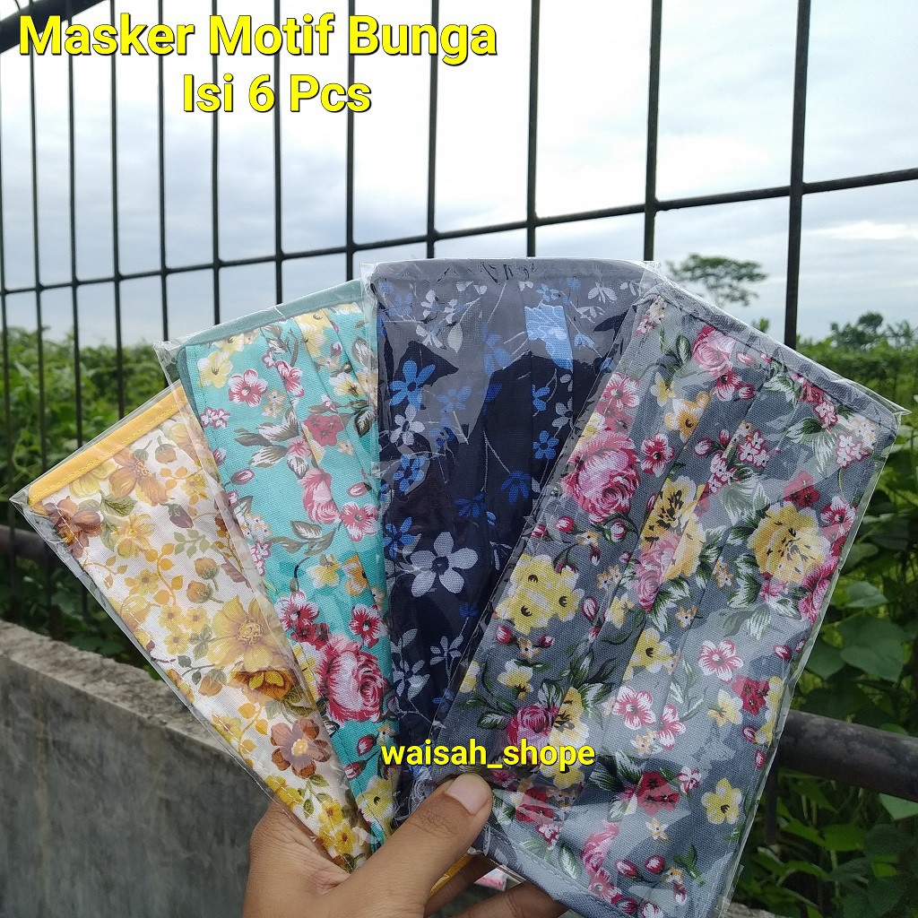 20+ Ide Masker Hijab Kain Motif Shopee