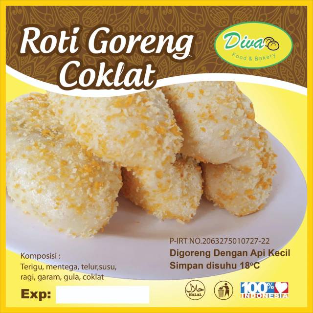 

Roti goreng coklat