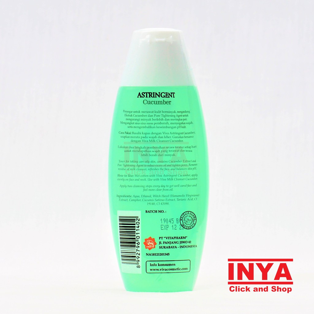 VIVA ASTRINGENT CUCUMBER 100ml - Toner Wajah