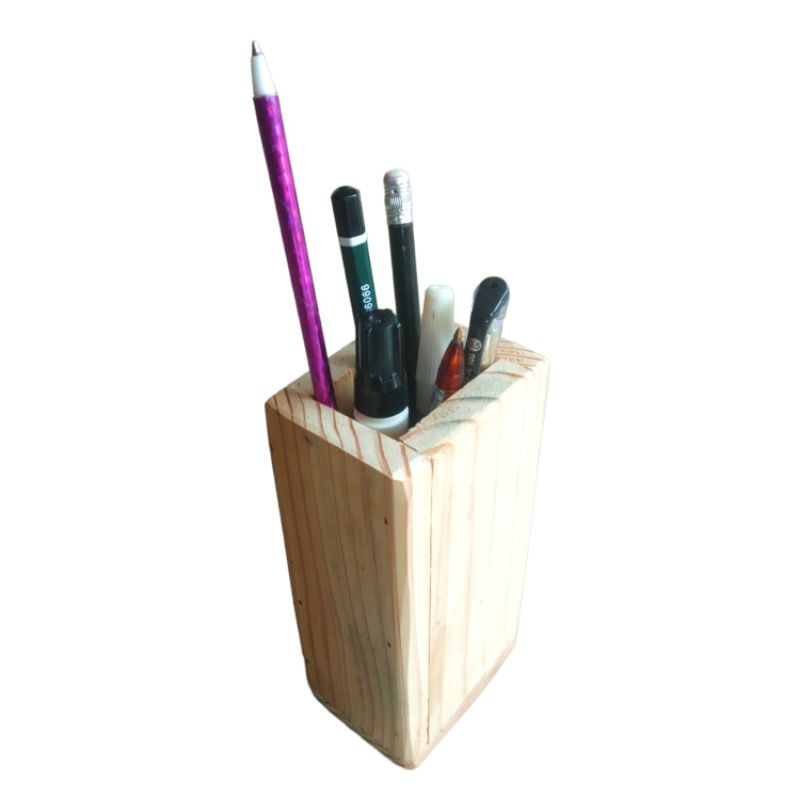 Kotak Pulpen Kantor/Tempat Pensil Kotak Pensil Kayu by apajada_99