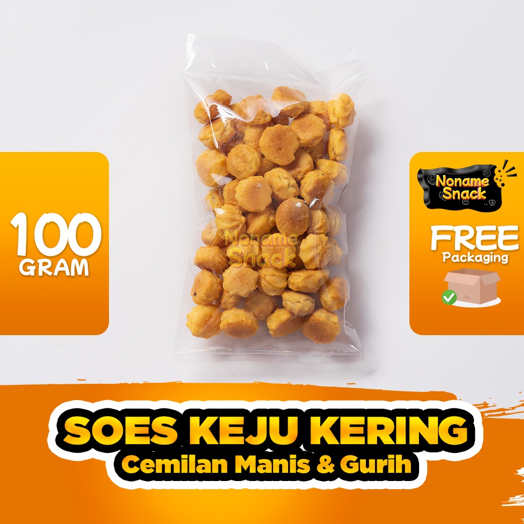 NoName Snack - Soes Keju Kering Oleh Oleh Bandung Grosir 100G