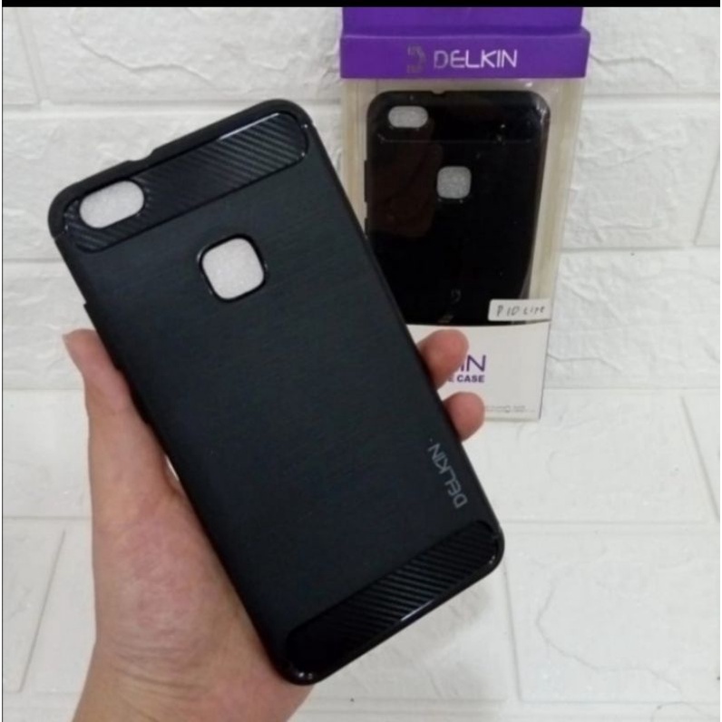 Huawei p10 lite soft Case Silicon karbon Delkin