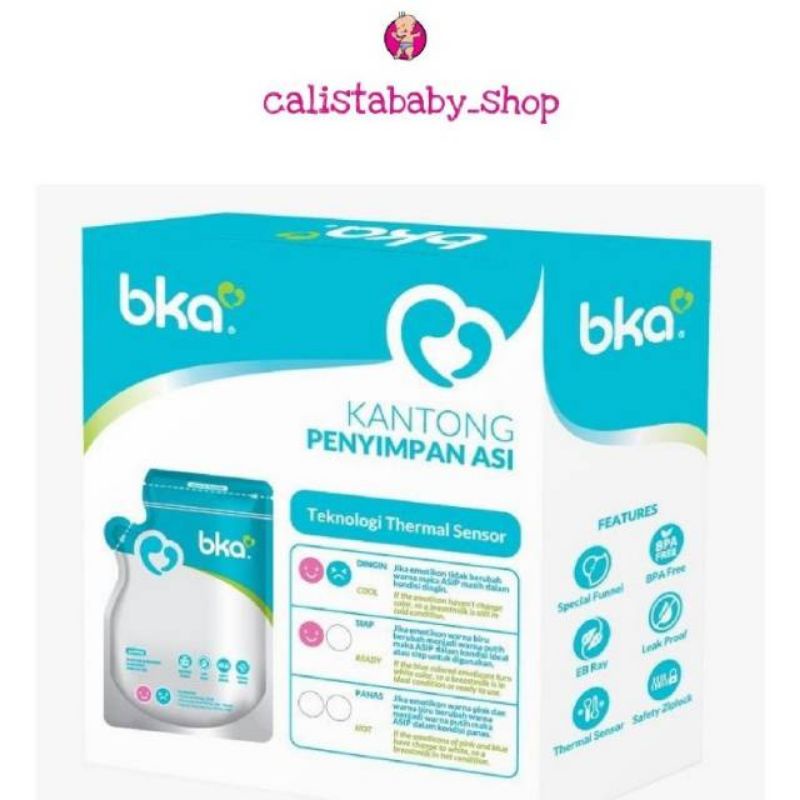 BKA Breastmilk Storage Bag Plastik Kantong Asi Steril 100ml dan 120ml