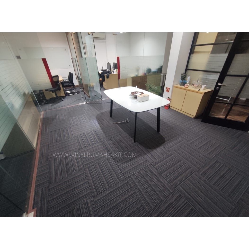 Karpet Tile ACCENT Motif Tebal 5mm - Karpet Tile Kantor Murah